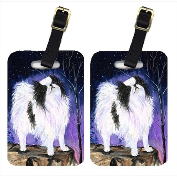Carolines Treasures SS8070BT Japanese Chin Luggage Tags; Pair Of 2 SS8070BT - main
